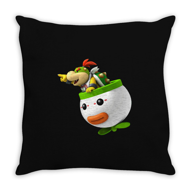 Custom Super Mario Bowser Jr Throw Pillow By Mdk Art - Artistshot